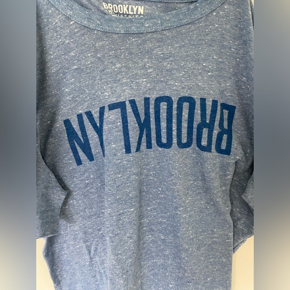 Men’s Blue Brooklyn Tee shirt - Picture 2 of 3